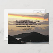 ジョシュア1:9 ポストカード (正面/裏面)
