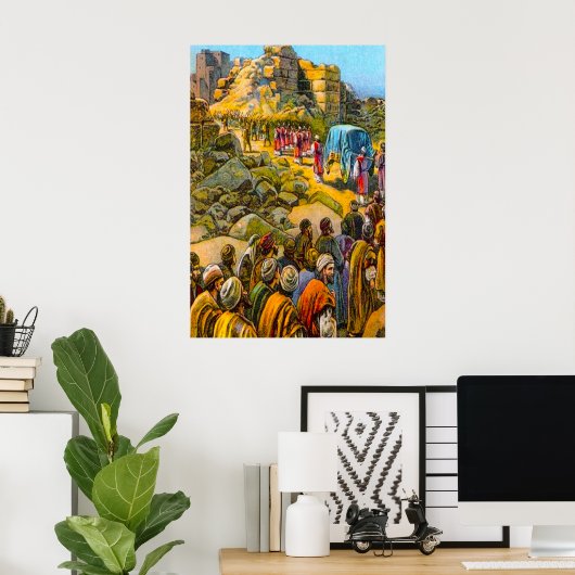 ジョシュア6イスラエルがエリコのポスターを撮影 ポスター (ホームオフィス)