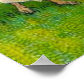 ジョシュア6エリコの壁の秋フラットポスター ポスター (角)