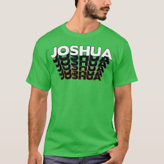 ジョシュア ジョシュア おもしろ レトロ ヴィンテージ 夕日 80年代 90年代 レトロ Tシャツ