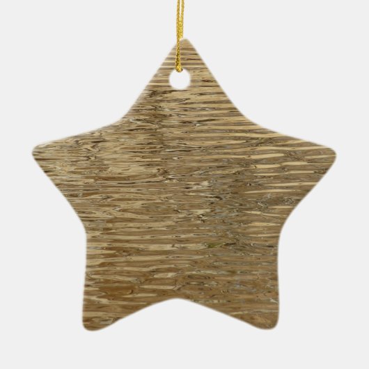 ジョシュア・ツリー国立公園のバーカーダムの水 セラミックオーナメント (正面)