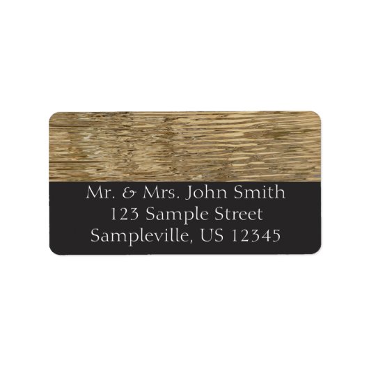 ジョシュア・ツリー国立公園のバーカーダムの水 ラベル (正面)