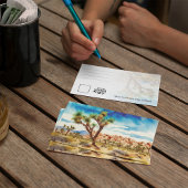 ジョシュア・ツリー国立公園カリフォルニア葉書 招待状