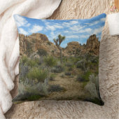 ジョシュア・ツリー国立公園バーカーダムループトレイル クッション (ブランケット)
