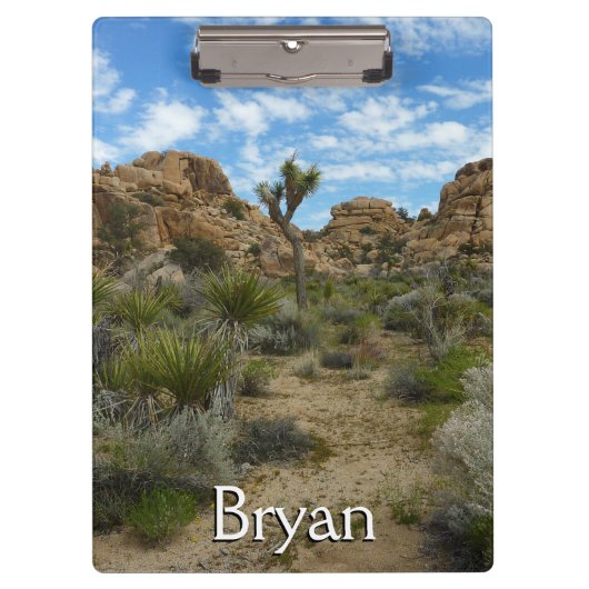 ジョシュア・ツリー国立公園バーカーダムループトレイル クリップボード (正面)