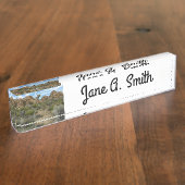 ジョシュア・ツリー国立公園バーカーダムループトレイル デスクネームプレート (側面)