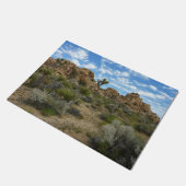 ジョシュア・ツリー国立公園バーカーダムループトレイル ドアマット (アングル)