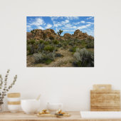 ジョシュア・ツリー国立公園バーカーダムループトレイル ポスター (キッチン)