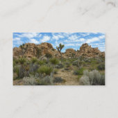 ジョシュア・ツリー国立公園バーカーダムループトレイル 名刺 (裏面)