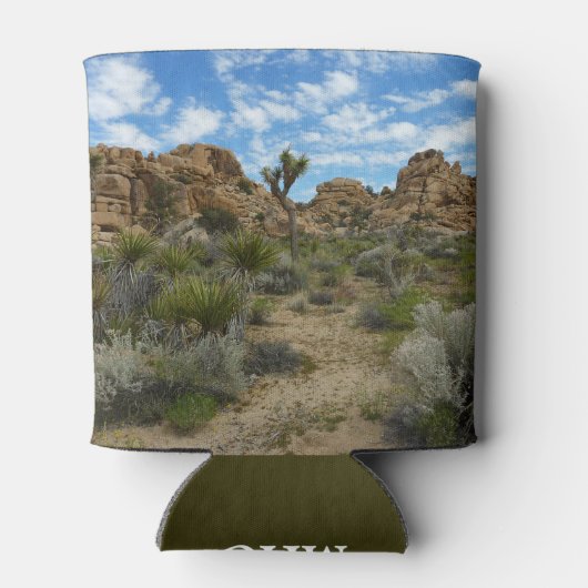 ジョシュア・ツリー国立公園バーカーダムループトレイル 缶クーラー (裏面)