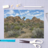 ジョシュア・ツリー国立公園バーカーダムループトレイル 薄葉紙 (クラフト)