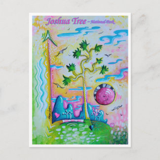 ジョシュア・ツリー国立公園旅行芸術はがき ポストカード