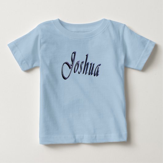 ジョシュア 男子名 ベビーTシャツ (正面)