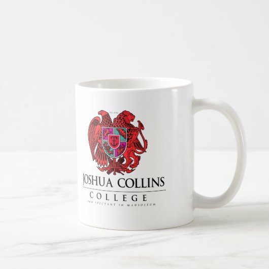 ジョシュアCollinsの大学卒業生のマグ コーヒーマグカップ (右)