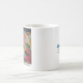 ジョシュアL.著海による黒い鳥 コーヒーマグカップ (中央)