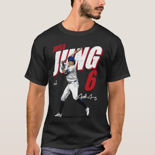 ジョシュジュンテキサス州野球選手MLBJOJ3001 Tシャツ (正面)
