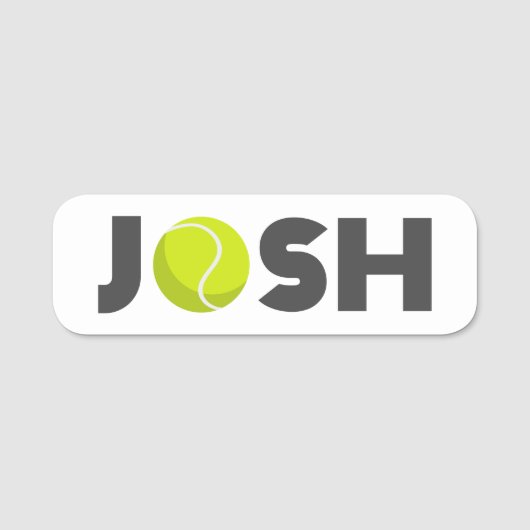 ジョシュテニス 名札 (正面)