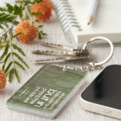 ジョシュ感動的ビリングス遊引用文"well" キーホルダー (正面右)