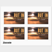 ジョシュ感動的ビリングス遊引用文"well" 長方形シール (シート)