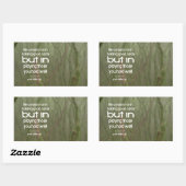 ジョシュ感動的ビリングス遊引用文"well" 長方形シール (シート)