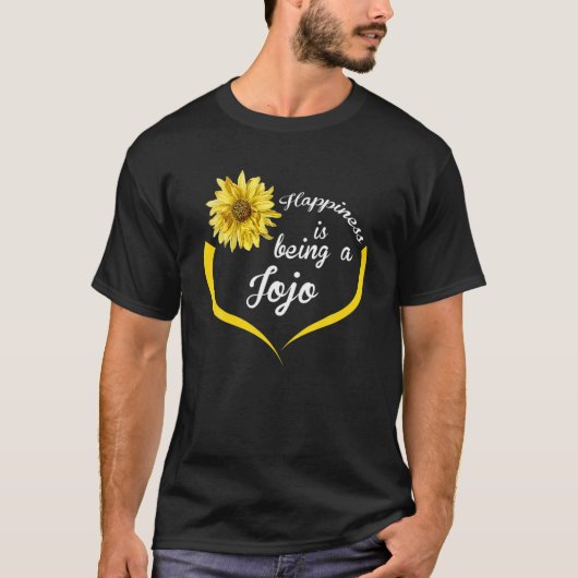 ジョジョのギフト:幸せはジョジョであること Tシャツ (正面)