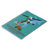 ジョステダルスブレーン国立公園フライトポスター ノートブック (左側)