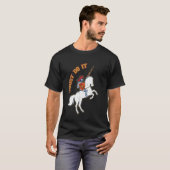 ジョストするのが楽しい ルネッサンスフェア ジョスト 中世の騎士 Tシャツ (正面フル)