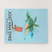 ジョスト・ヴァン・ダイク英国ヴァージン諸島 ジグソーパズル (横)