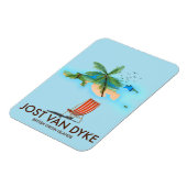 ジョスト・ヴァン・ダイク英国ヴァージン諸島 マグネット (左側)