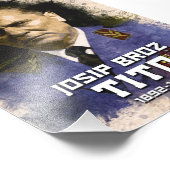 ジョスブロズティト1892 - 1980 SFRJカラーポートレート フォトプリント            (角)