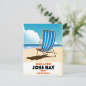 ジョスベイケントヴィンテージスタイル旅行ポスター。 ポストカード (スタンド正面)