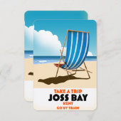 ジョスベイケントヴィンテージスタイル旅行ポスター。マグネット (正面/裏面)