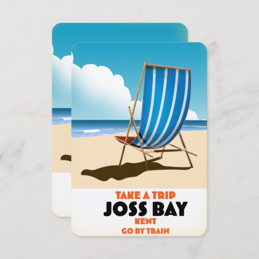 ジョスベイケントヴィンテージスタイル旅行ポスター。マグネット (正面/裏面)