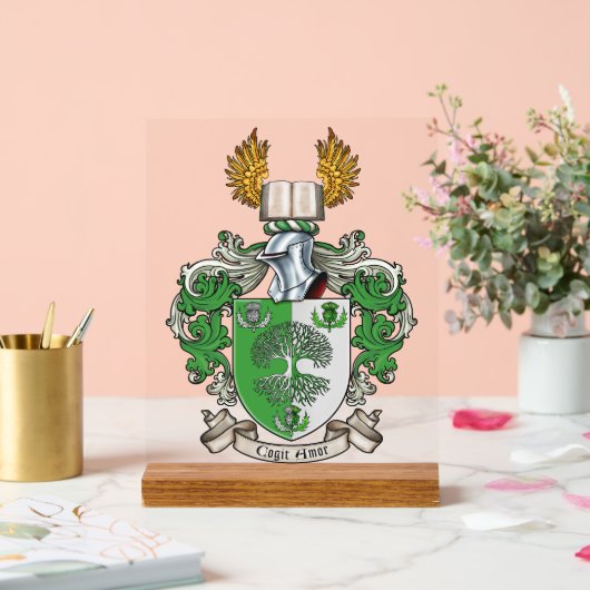 ジョス/ジョイス・ファミリー協会紋章 アクリルサイン (ウェディング)