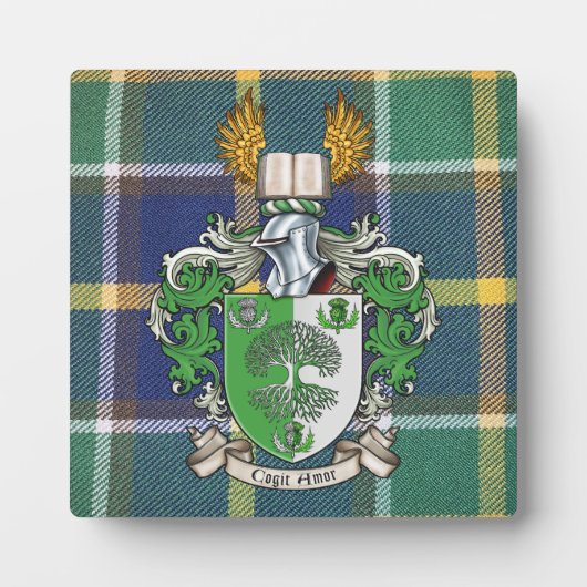 ジョス/ジョイス・ファミリー協会紋章 フォトプラーク (正面)