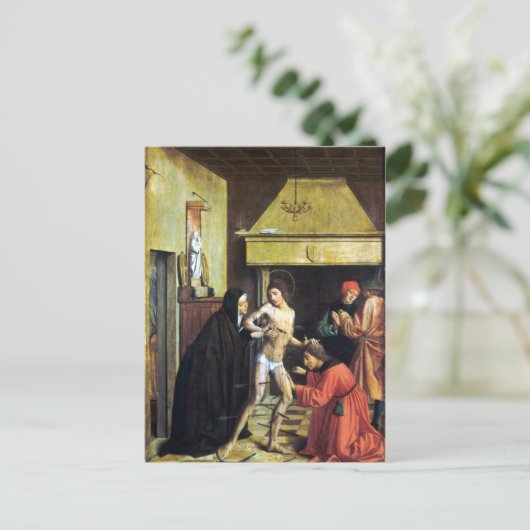 ジョス・リーフェリンクス・サン・セバスチャン,イレーネによって硬化 ポストカード (スタンド正面)