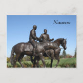 ジョセフとハイラムのスミス像 ポストカード (正面)