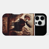 ジョセフのムースの木彫り iPhoneケース (裏面横)