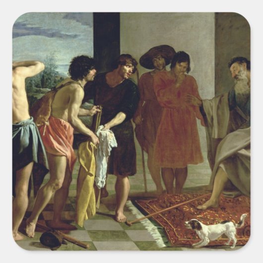 ジョセフの上着， 1630 スクエアシール (正面)