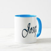 ジョセフの名前ロゴ、 マグカップ (正面右)