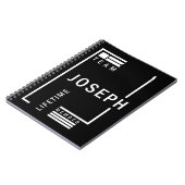 ジョセフの名前 ノートブック (左側)