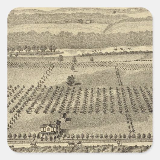 ジョセフの農場と住居 スクエアシール (正面)