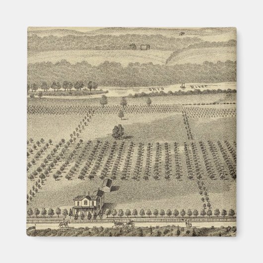 ジョセフの農場と住居 マグネット (正面)