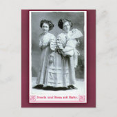 ジョセファとローザサーカスのパフォーマーがカードに ポストカード (正面)