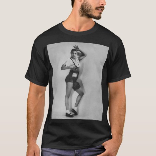 ジョセフィンベイカークラシックポーズ Tシャツ (正面)