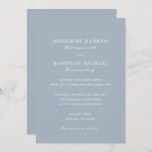 ジョセフィン トラディショナル ウェディング 招待状 (正面/裏面)