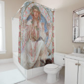 ジョセフィーヌクレーンブラッドリーアスラヴィアバイアルフォンスミュシャ シャワーカーテン (インサイチュ)