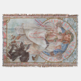 ジョセフィーヌクレーンブラッドリーアスラヴィアバイアルフォンスミュシャ スローブランケット