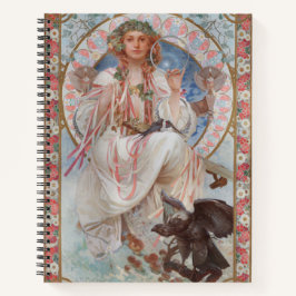 ジョセフィーヌクレーンブラッドリーアスラヴィアバイアルフォンスミュシャ ノートブック