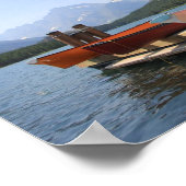 ジョセフィーヌ湖氷河国立公園 ポスター (角)